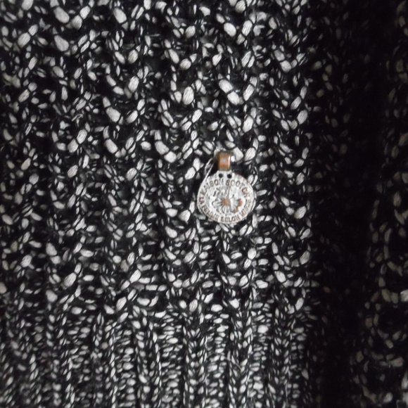 Maison Scotch Scotch & Soda Chunky Black Anchor Buttons Knit Nautical Sweater - Picture 10 of 12